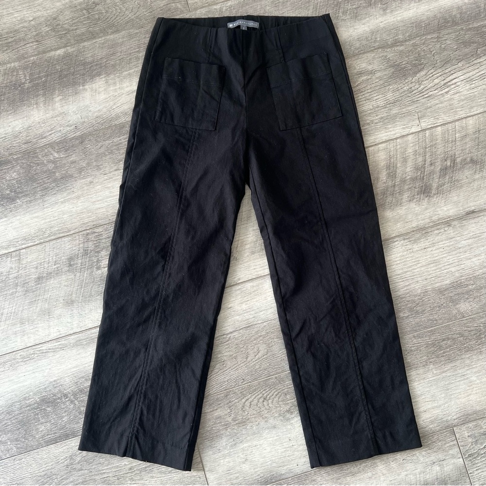 Elliott Lauren Cropped Pull-On Cargo Pants